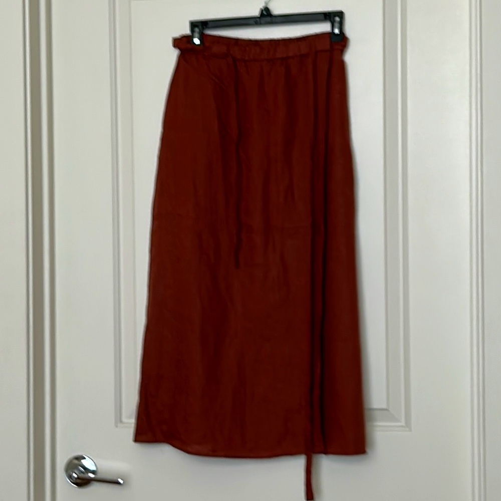 Eileen Fisher linen skirt